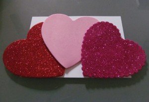Stack Hearts DIY Vday Card