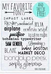 free fonts rylee blake