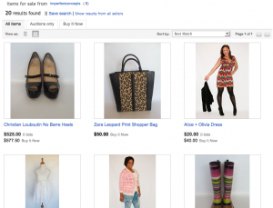 eBay Imperfect Concepts