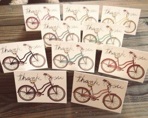 said the pelican thank you cards