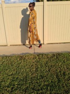 Tasha in Vintage Duster