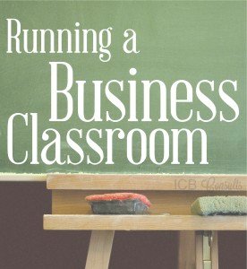 Running A Business Classroom