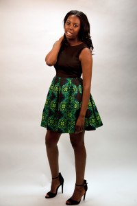 Tasha: Just Taylor Dress via Cato's and Qupid Heels via Urban OG