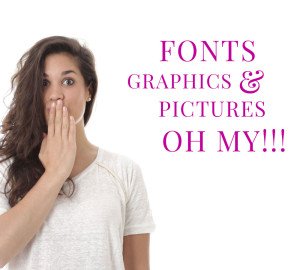 How to use graphics, fonts, and pictures for your small business needs.