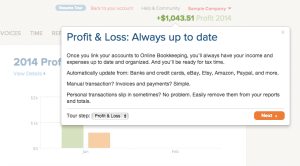 Profit and Loss information on Outright Dashboard