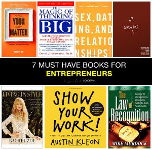 7 Must Have Books for Entrepreneurs