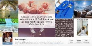 Amazing people on Instagram to follow @LuxTravelGirl