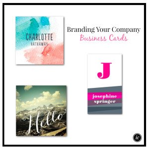 Branding Your Company Business Cards