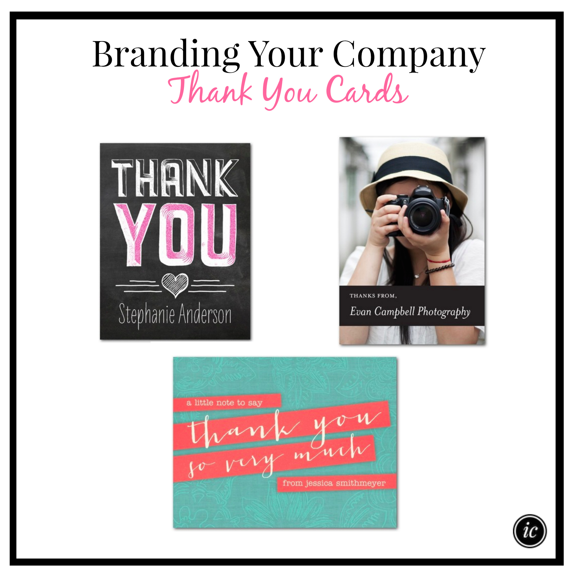 Branding Your Company Thank You Cards
