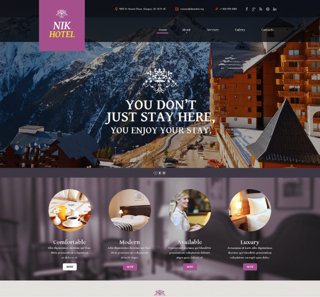 Hotel Responsive Woocommerce
