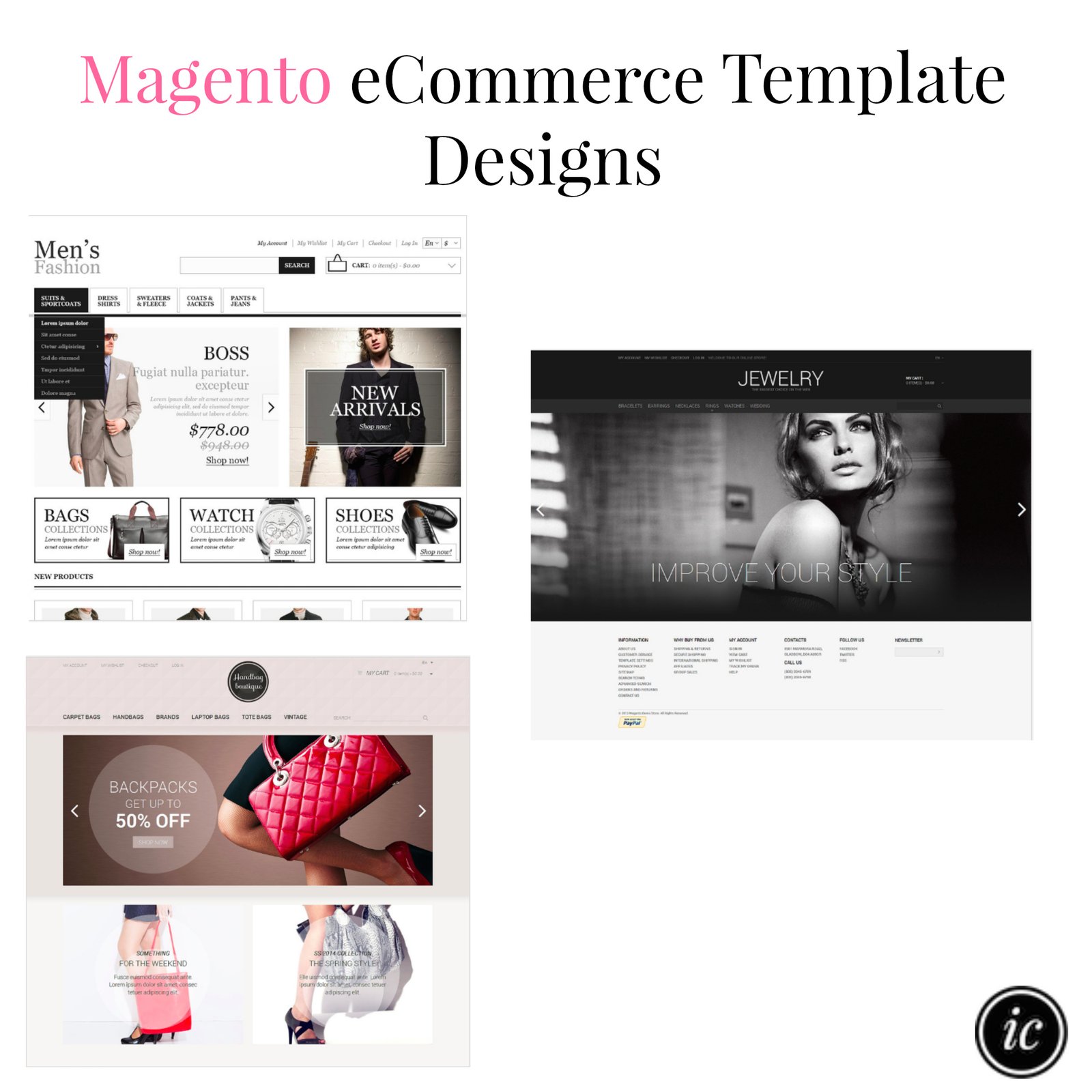 Magento eCommerce Template Designs