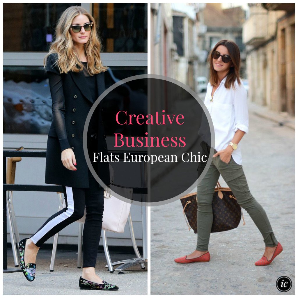 Creative Business Flats European Chic