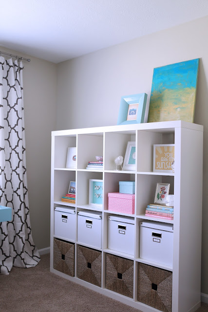 How to Style Expedit from Ikea bookshelves