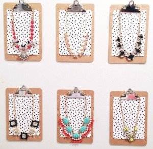 Jeweled Clipboard inspiration