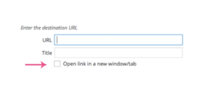 Open Link In A New Window