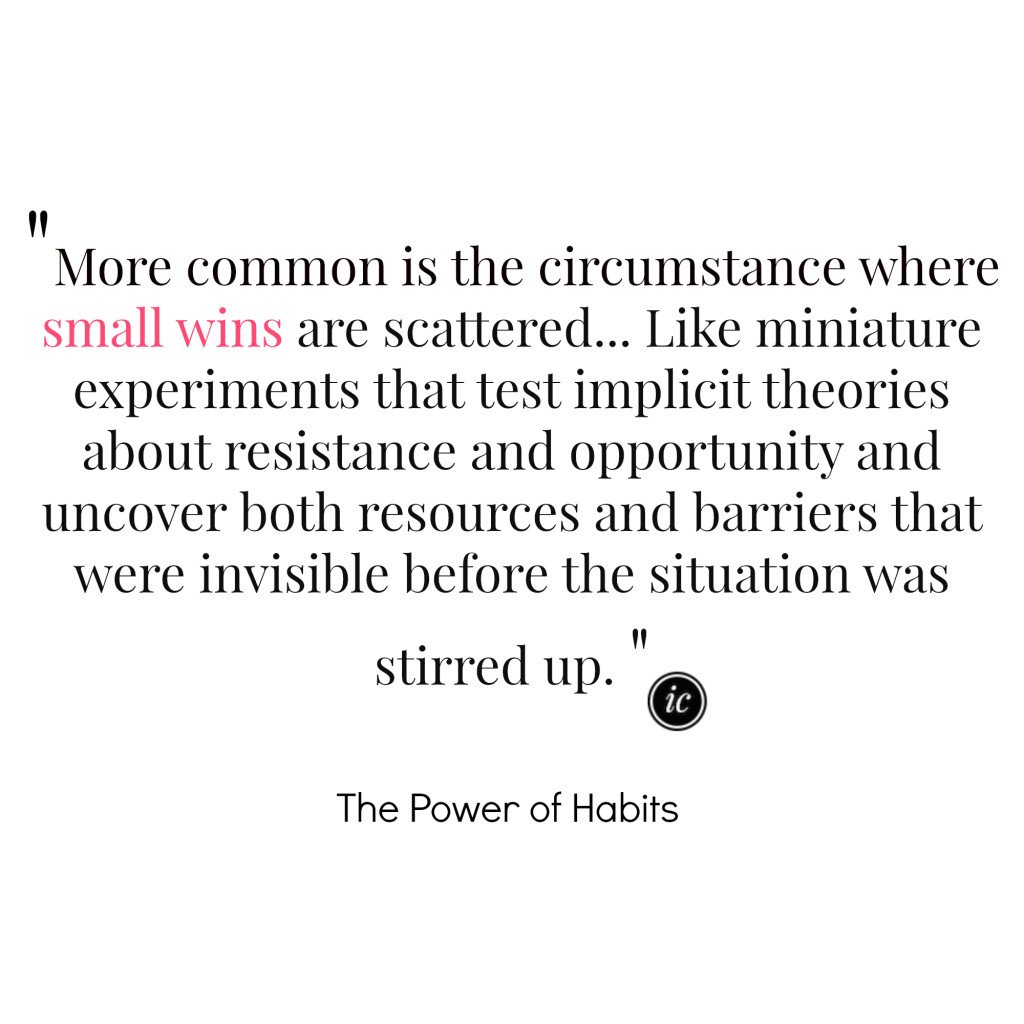 Small Wins Are Scattered