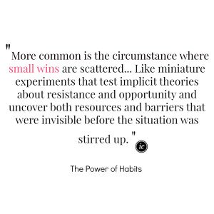 Small Wins Are Scattered