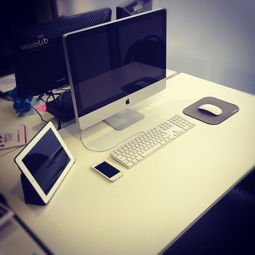 desktop for home office