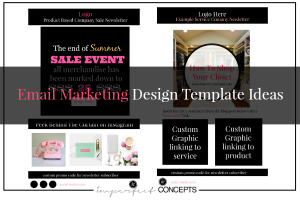 Email Marketing Design Template Ideas