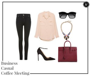 Business Casual Coffee Meeting