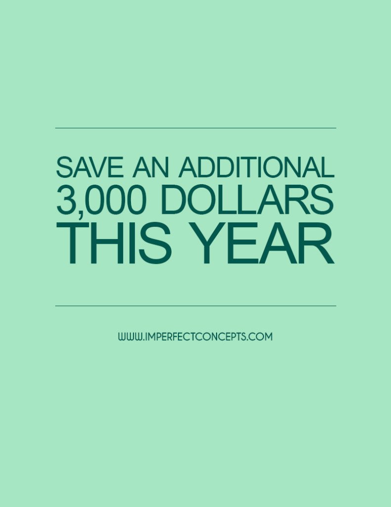 Save An Additional $3,000 Dollars This Year