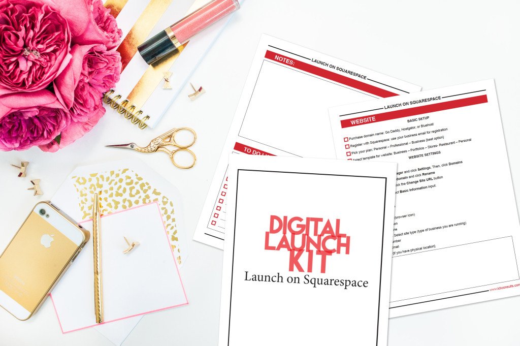 Digital Launch Kit: Launch on Squacespace