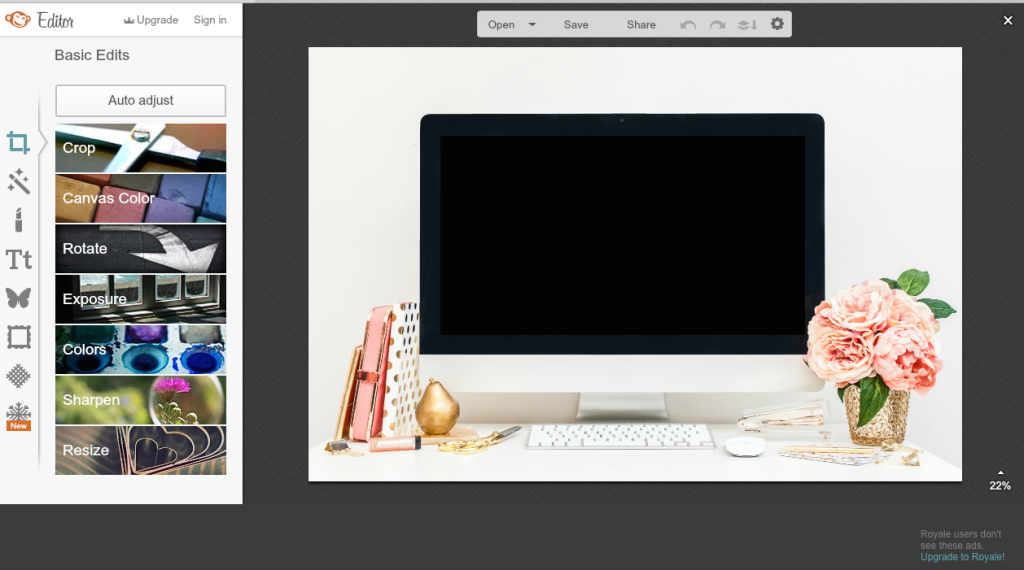 Design CTA in Picmonkey Step 3