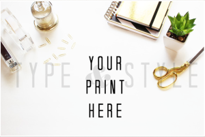 Desktop Scene Styled Stock Photography