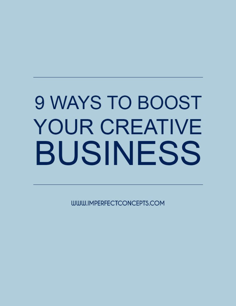 Sharing 9 Ways to Boost Your Creative Business in 2015