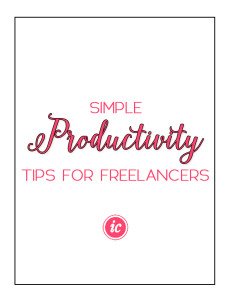 Ten simple productivity tips for the freelancers who wants to take more control over their business.
