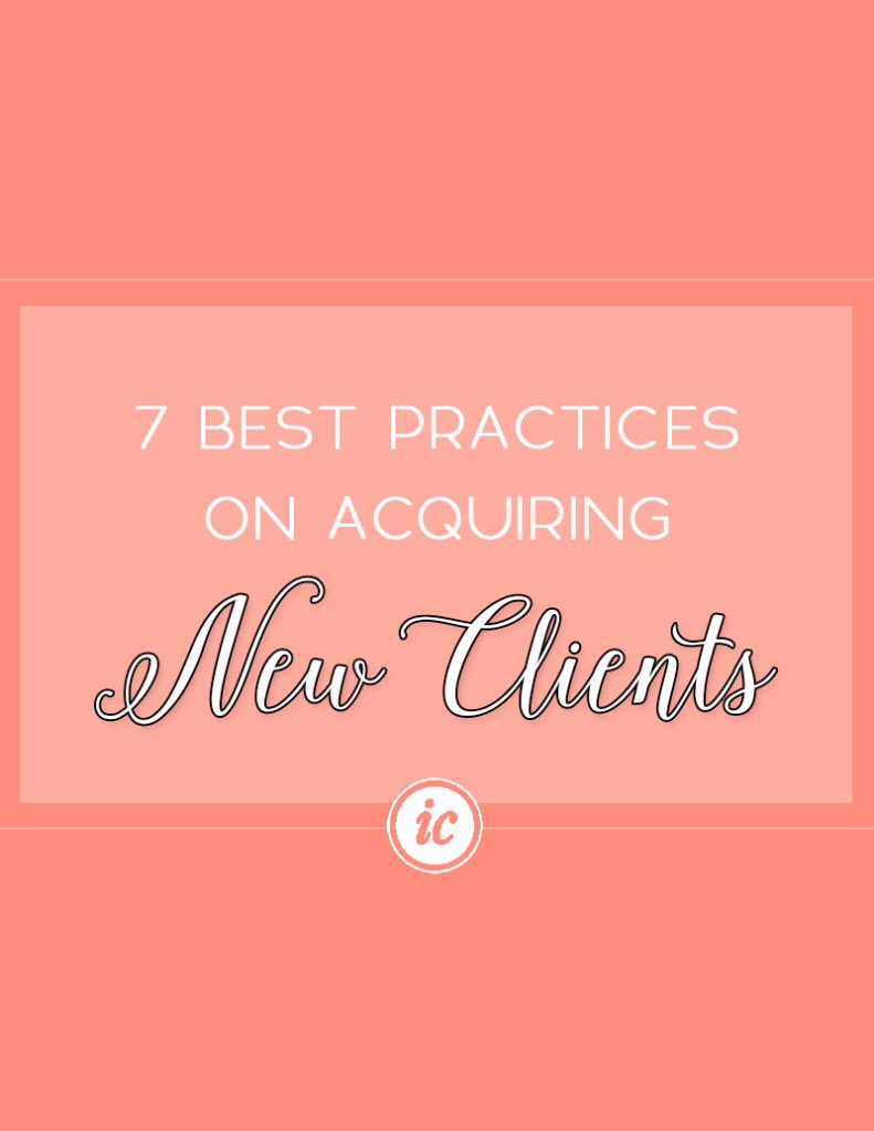 Seven great strategies to help you acquire new clients for your service based business