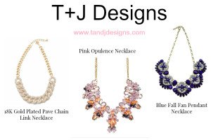 Beautiful necklaces from T+J Designs make great gifts to give.