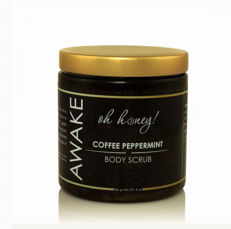 Coffee Peppermint Scrub great for acne and blackheads