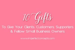 Sharing awesome gifts you can give your supporters.