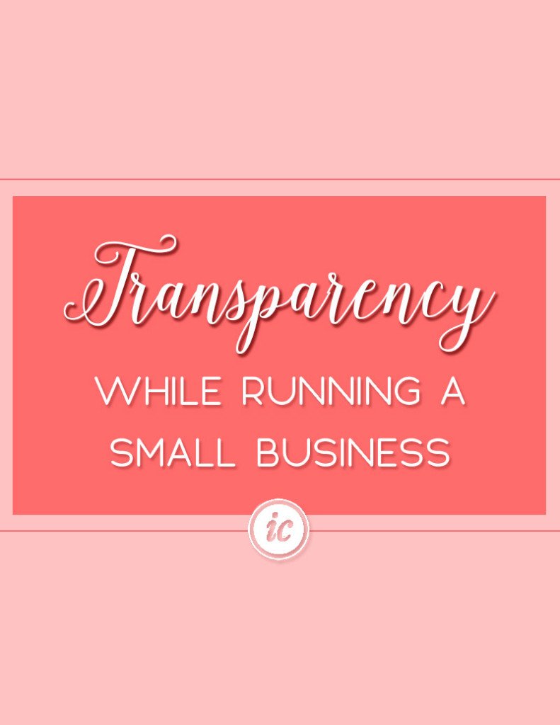 How being transparent with my audience helped grow my sales. | Imperfect Concepts