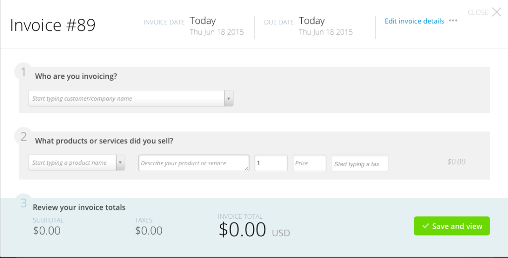 Invoice Information