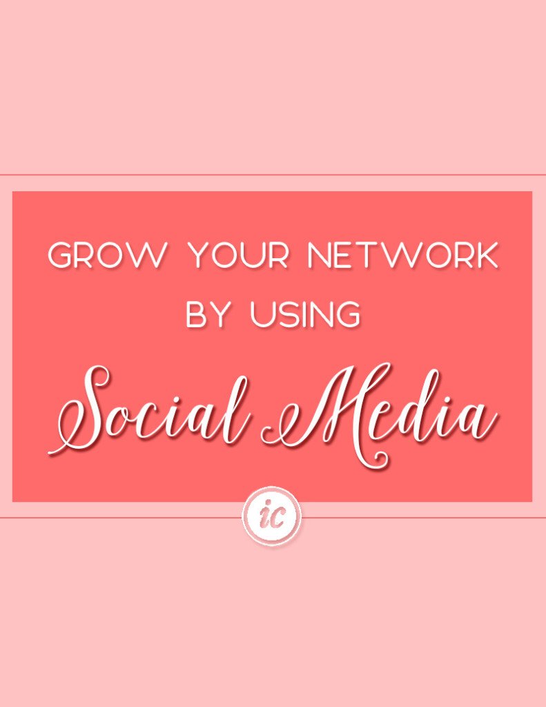 Learn how you can grow your network of friends and supporters by using social media. | Imperfect Concepts #SocialMedia #SmallBusiness #Networking