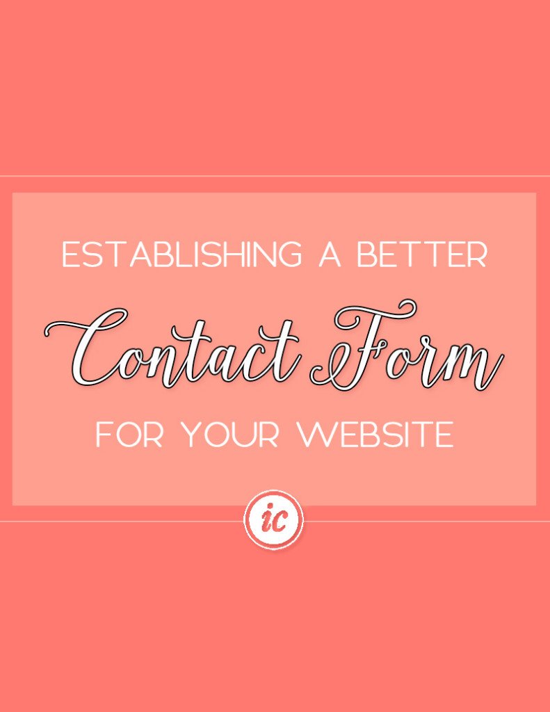 Updating your contact form on your website to ensure a wow factor. | Imperfect Concepts #SmallBusiness #BusinessAdvice
