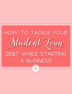 Step by step guide on how I personally gained control of my student loans and run a profitable business. | Imperfect Concepts #SmallBusiness #MoneyManagement #StudentLoan #DebtFree