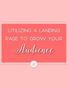 Step by step guide on how to create landing pages on Squarespace and WordPress for your small business. | Imperfect Concepts
