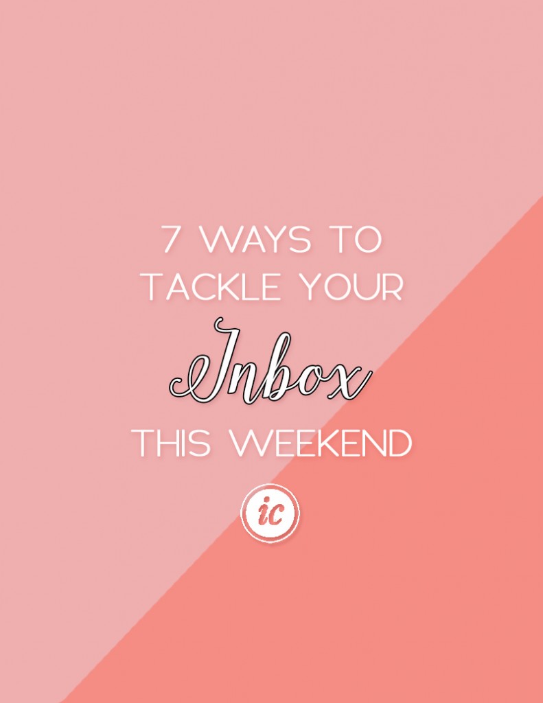 Tackle your inbox this weekend to help increase your companies productivity. | Imperfect Concepts #Email #Inbox #SmallBusiness
