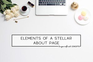 Outlining the key elements every small business owner needs on their website about page. | Imperfect Concepts #smallbusiness #businessadvice #aboutpage #website