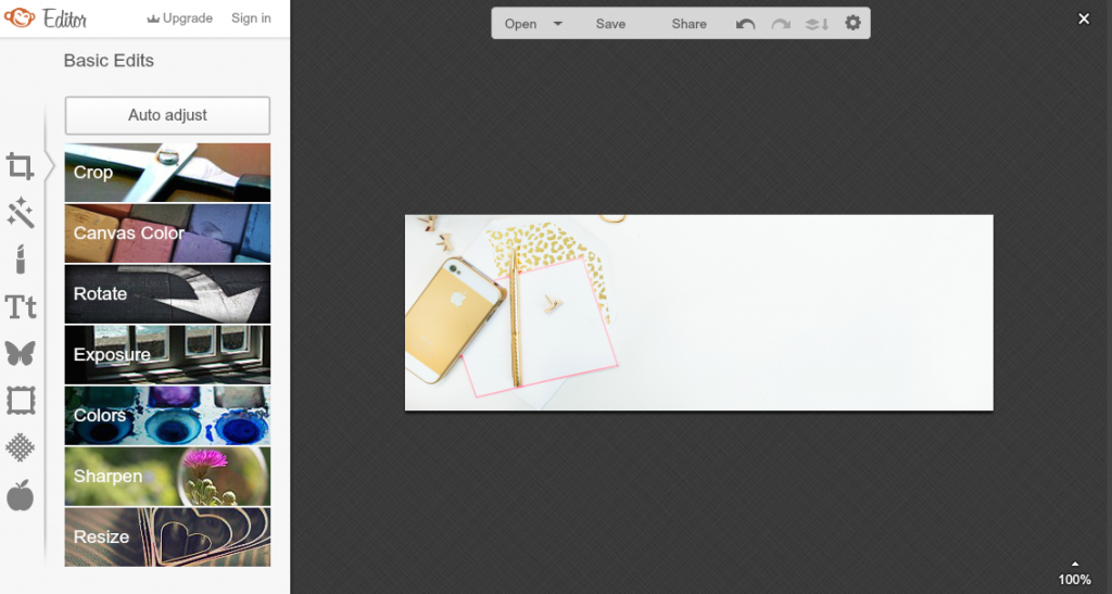 Step by step on how to create header image for mailchimp in picmonkey. | Imperfect Concepts #smallbusiness #maiilchimp #picmonkey #graphicdesign