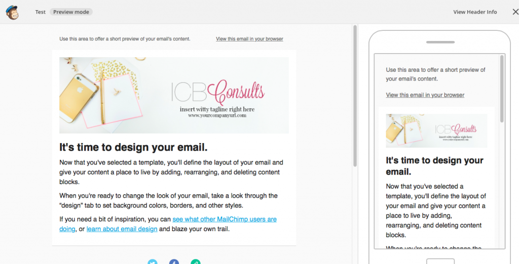 Step by step on how to create header image for mailchimp in picmonkey. | Imperfect Concepts #smallbusiness #maiilchimp #picmonkey #graphicdesign