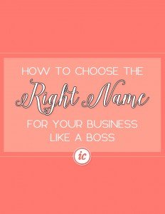 4 Steps on how you can select the perfect name for your business like a boss. | Imperfect Concepts #blogging #smallbusiness