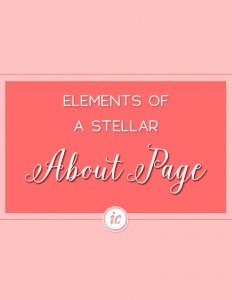How to create a stellar about page for your small business website. | Imperfect Concepts #aboutpage #website #smallbusiness