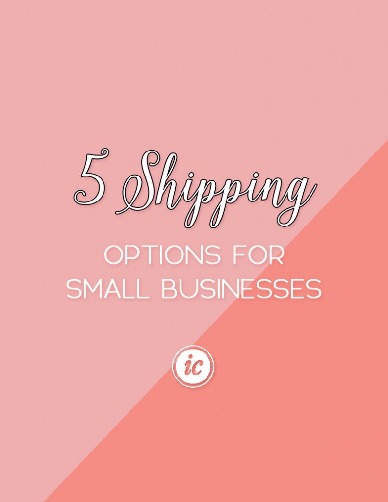 Understanding the different shipping options your small business has. | Imperfect Concepts #smallbusiness #entrepreneur #womeninbusiness #blogging