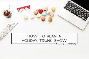 Planning a holiday trunk show that makes your customers feel like VIP's. | Imperfect Concepts #smallbusiness #womeninbusiness #holiday #trunkshow