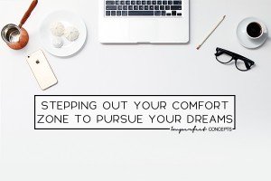 Talking how you can walk out of your comfort zone to purse your dreams in order to live a higher life. | Imperfect Concepts #affirmations #higherself #smallbusiness #motivation