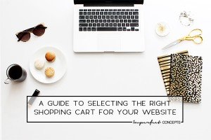 Learn what your future shopping cart needs in order for you to run a successful business. | Imperfect Concepts #shoppingcart #smallbusiness #blogging #ecommerce